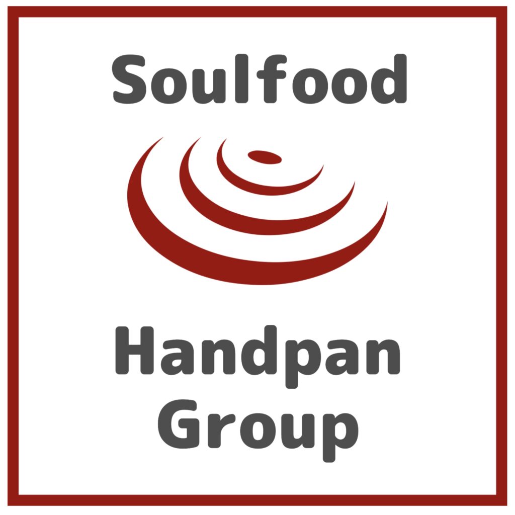 Die Handpan Gruppe Soulfood in Bergisch Gladbach hat dieses Logo.