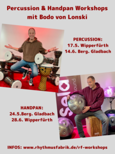 Handpan Unterricht Percussion Unterricht